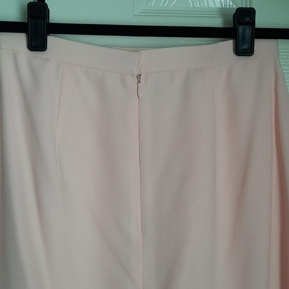 HP⭐ Vintage A.J. Bari Studio Beaded Jacket 2-Piece Semi-Formal Peach Suit Size 6 - Picture 8 of 9